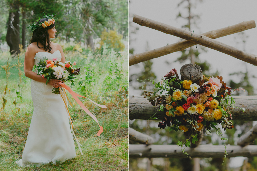 thistle and honey wedding flowers