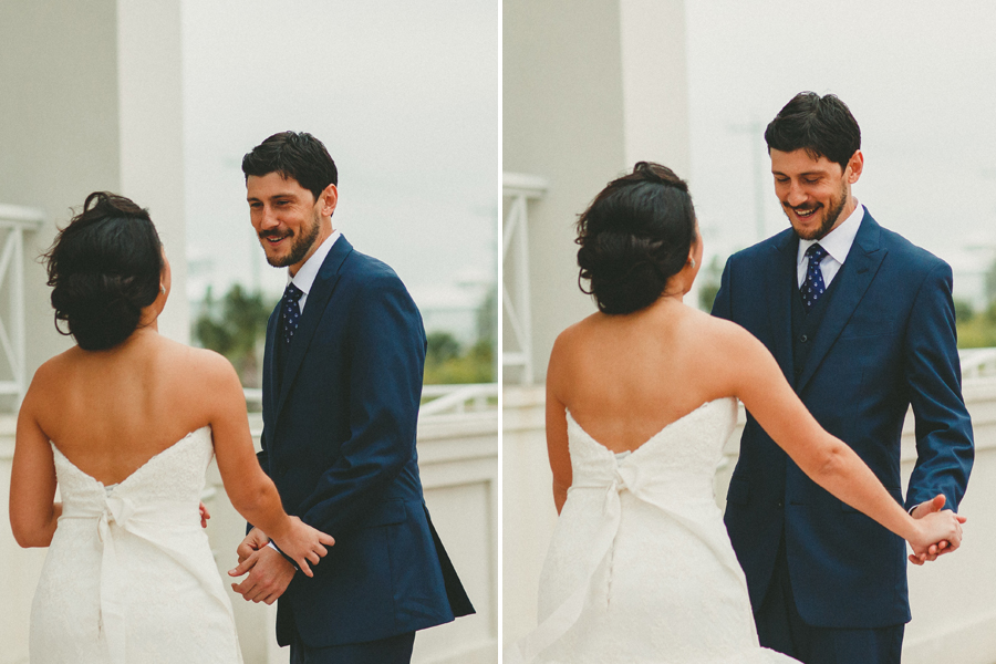 sweet first look spi wedding